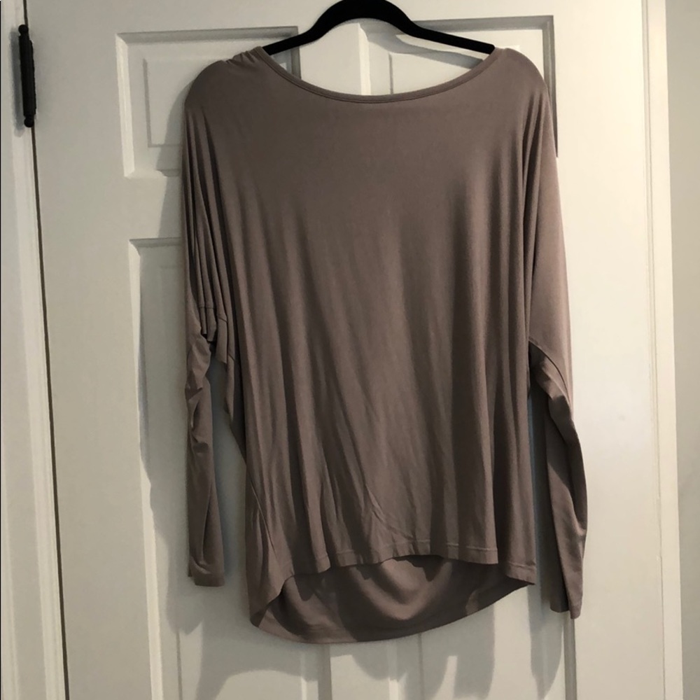 Vince top with back cut out